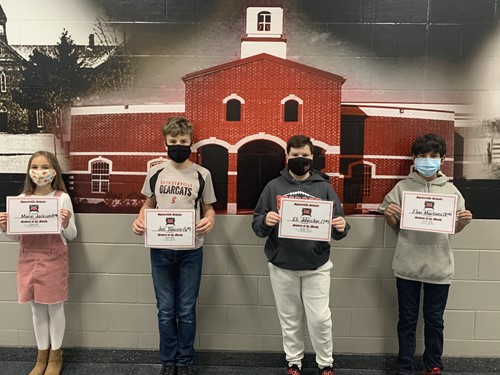 Students of the Month for October 2020 - Spencerville Middle School