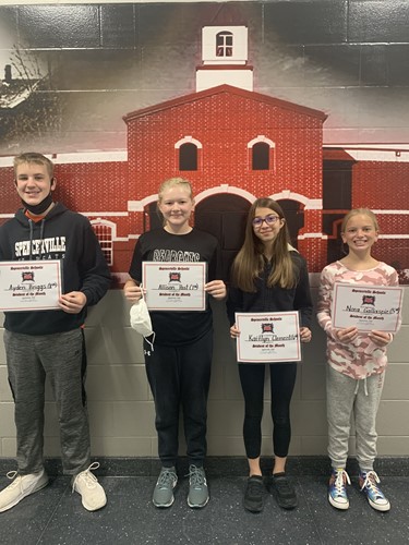 September Students of the Month - Spencerville Middle School 