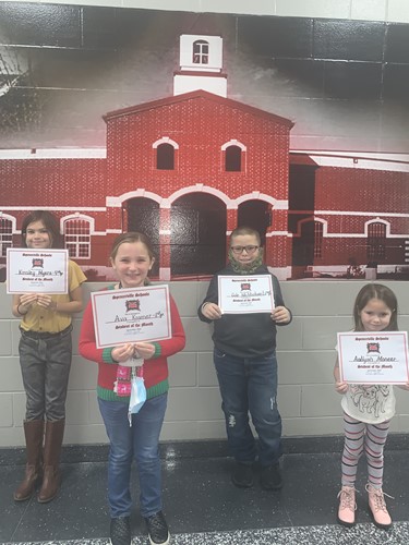 Students of the Month for November 2020 - Spencerville Elementary School
