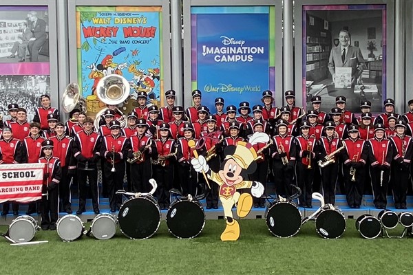 Spencerville Band at Disney World