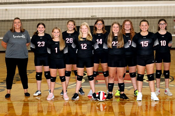 2020 Bearcat 7th Grade Volleyball Team Picture