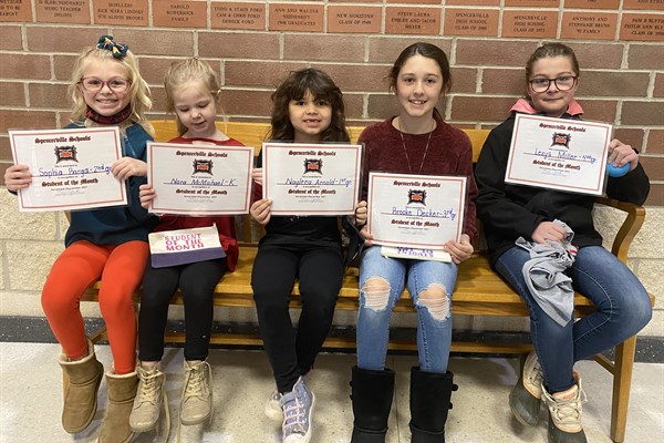 Elementary Students of the Month - November/December 2021